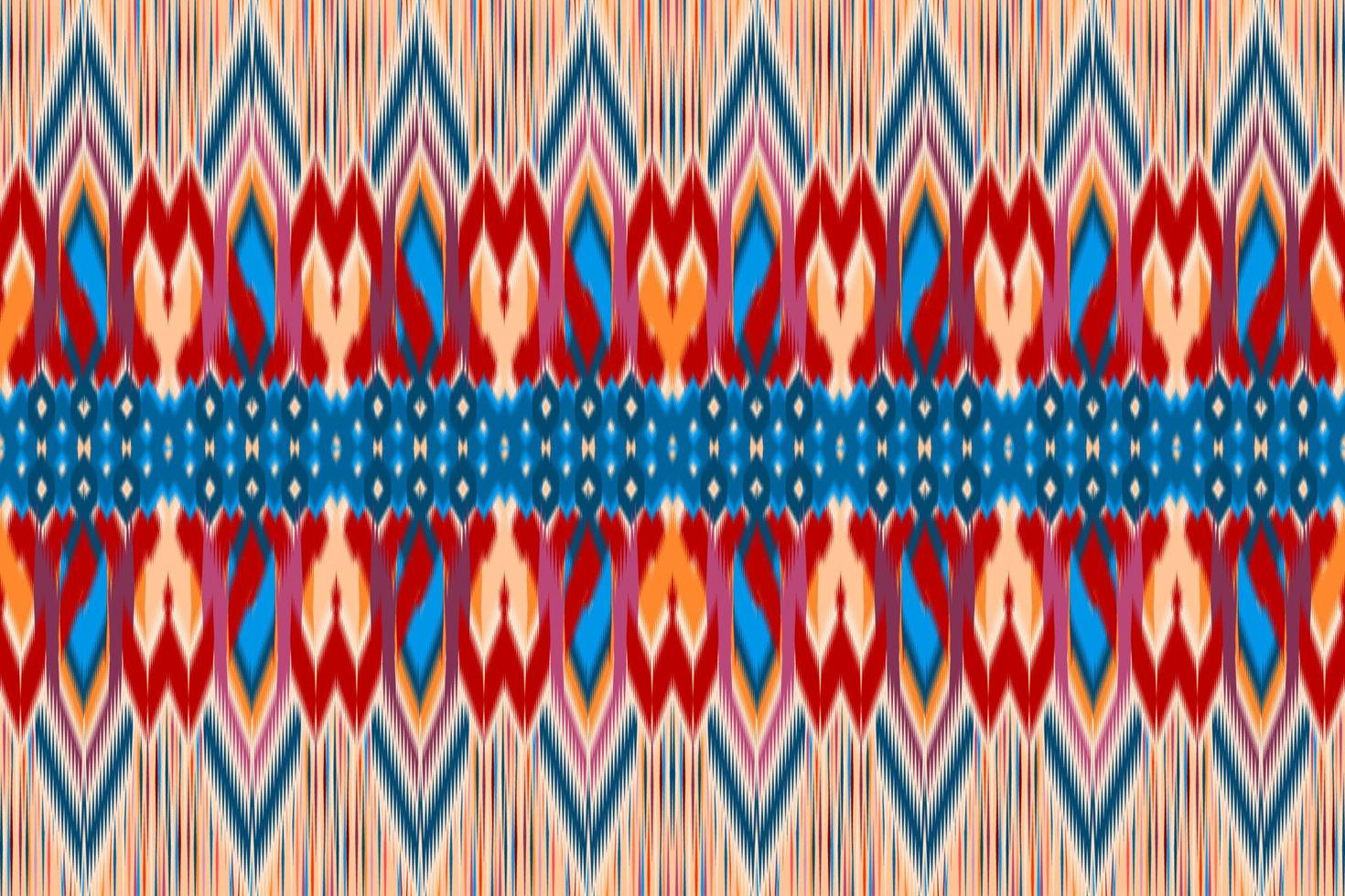 Abstract geometric background pattern design, blouse pattern, carpet pattern, Asian retro style. vector