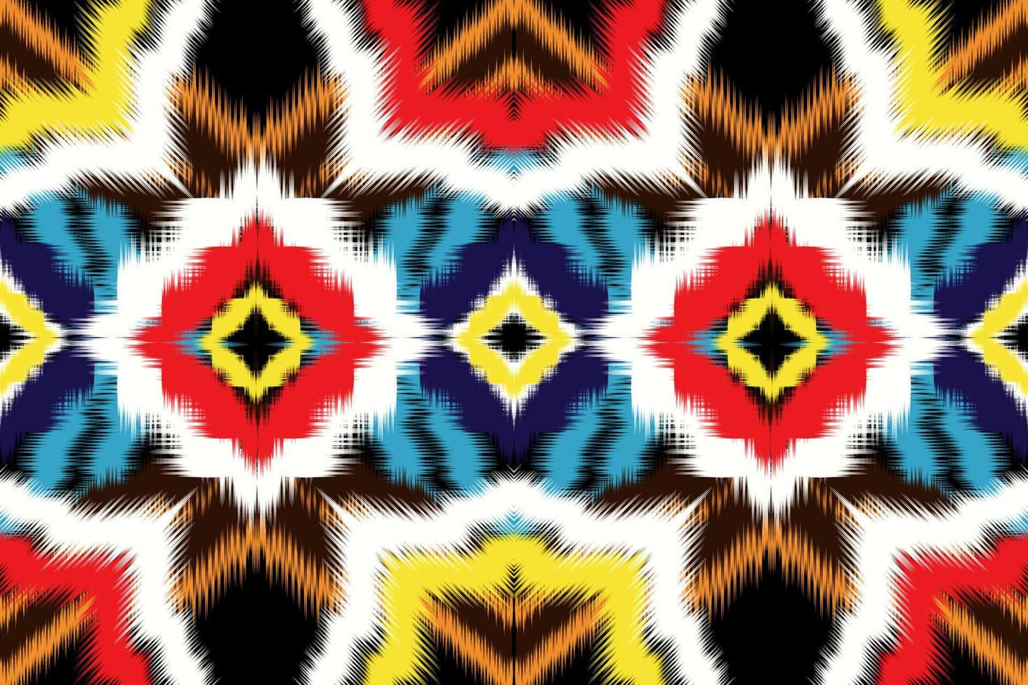 Abstract geometric background pattern design, blouse pattern, carpet pattern, Asian retro style. vector