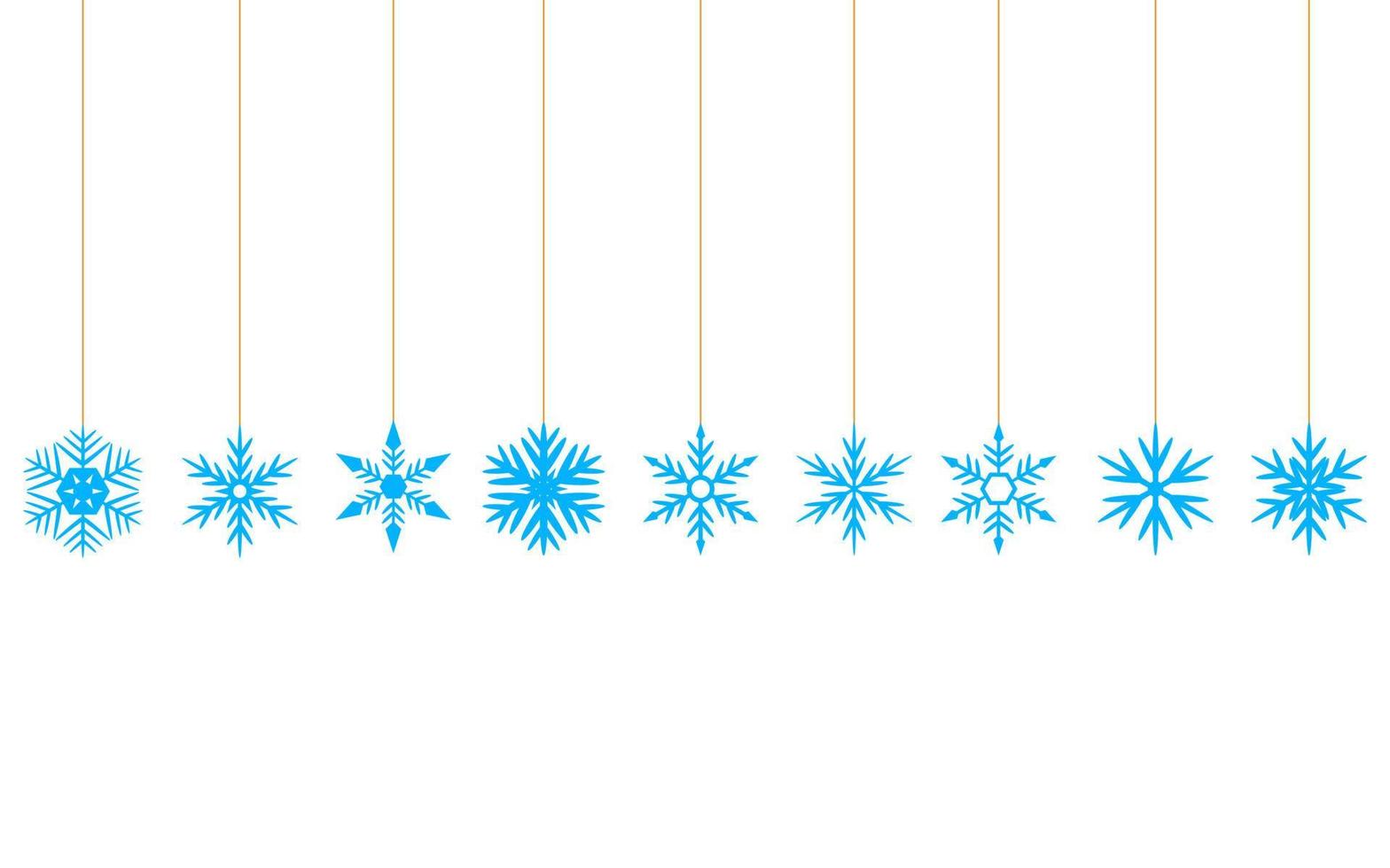 Christmas holiday background with snowflakes vector