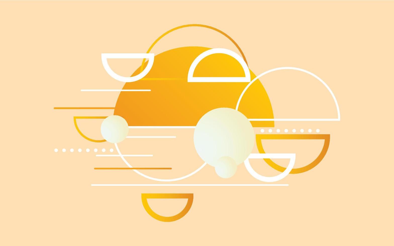 Abstract modern Orange background gradient color. Vector illustration