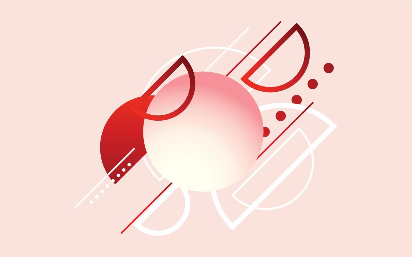 Fondo de tecnología moderna rojo abstracto. ilustración vectorial vector