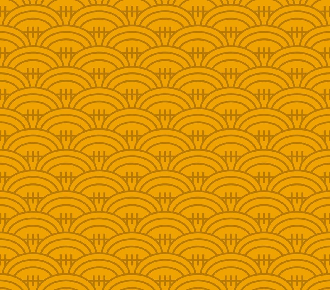 Abstract geometric oval pattern, seamless vector background.