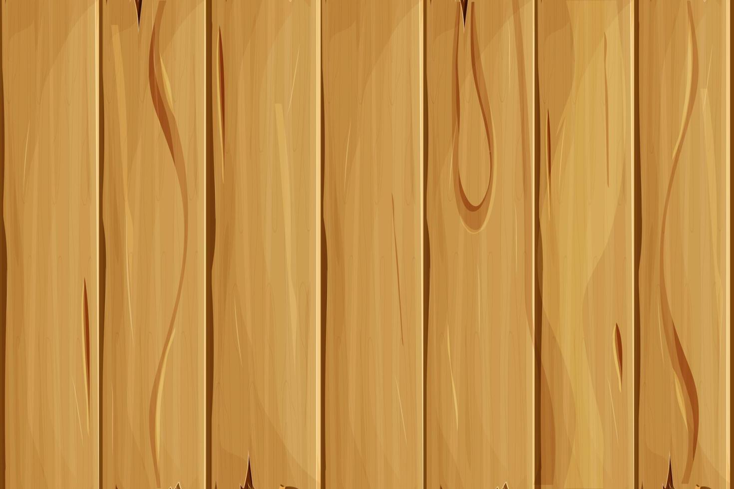 textura de madera vieja, cubierta de tablones, fondo de juego de interfaz de usuario, patrón sin costuras en estilo de dibujos animados aislado. material detallado y texturizado. . ilustración vectorial vector