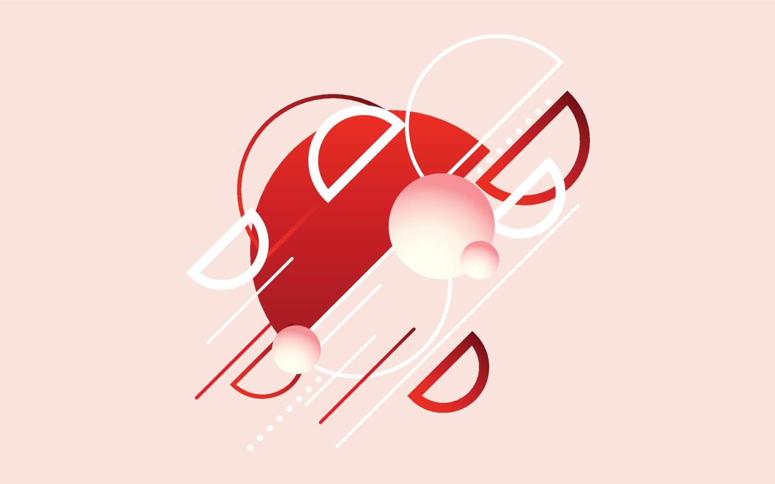 Fondo de tecnología moderna rojo abstracto. ilustración vectorial vector