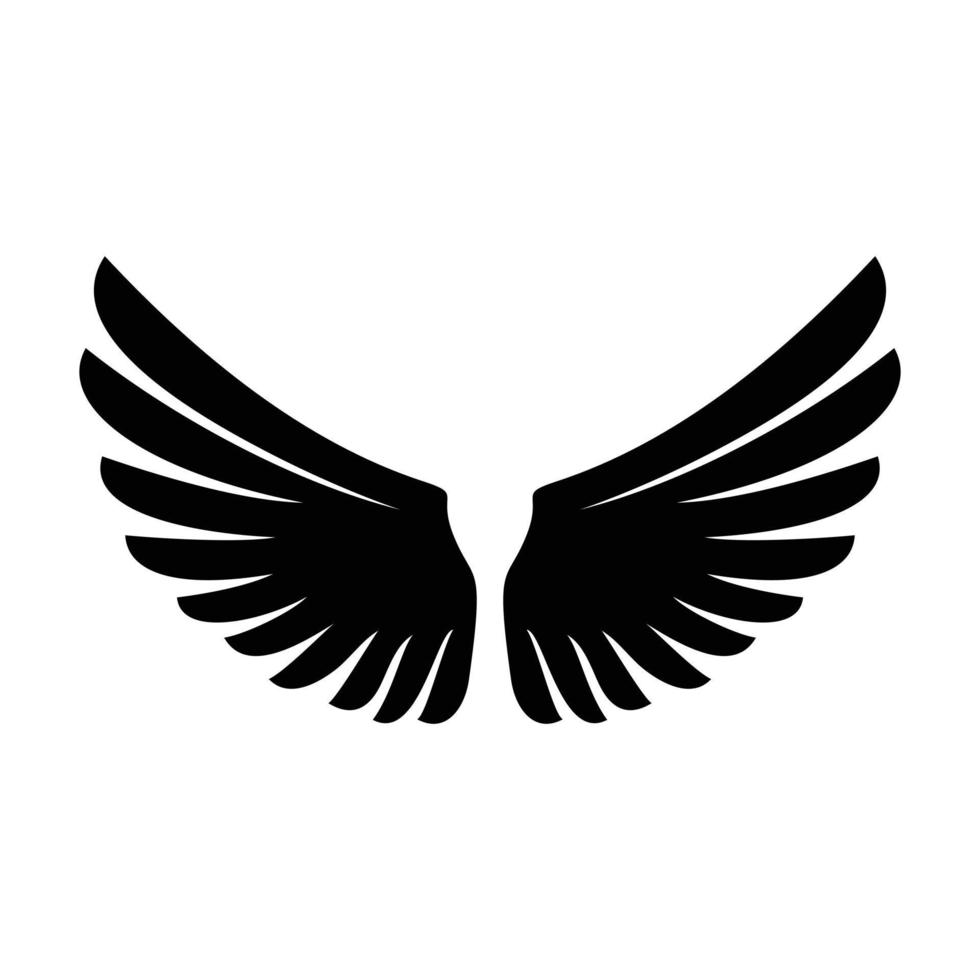 Wings. Wing icon. Wings Logo Vector. Wing logo design conceptual. Wing icon simple sign. Animal wing design illustration. vector