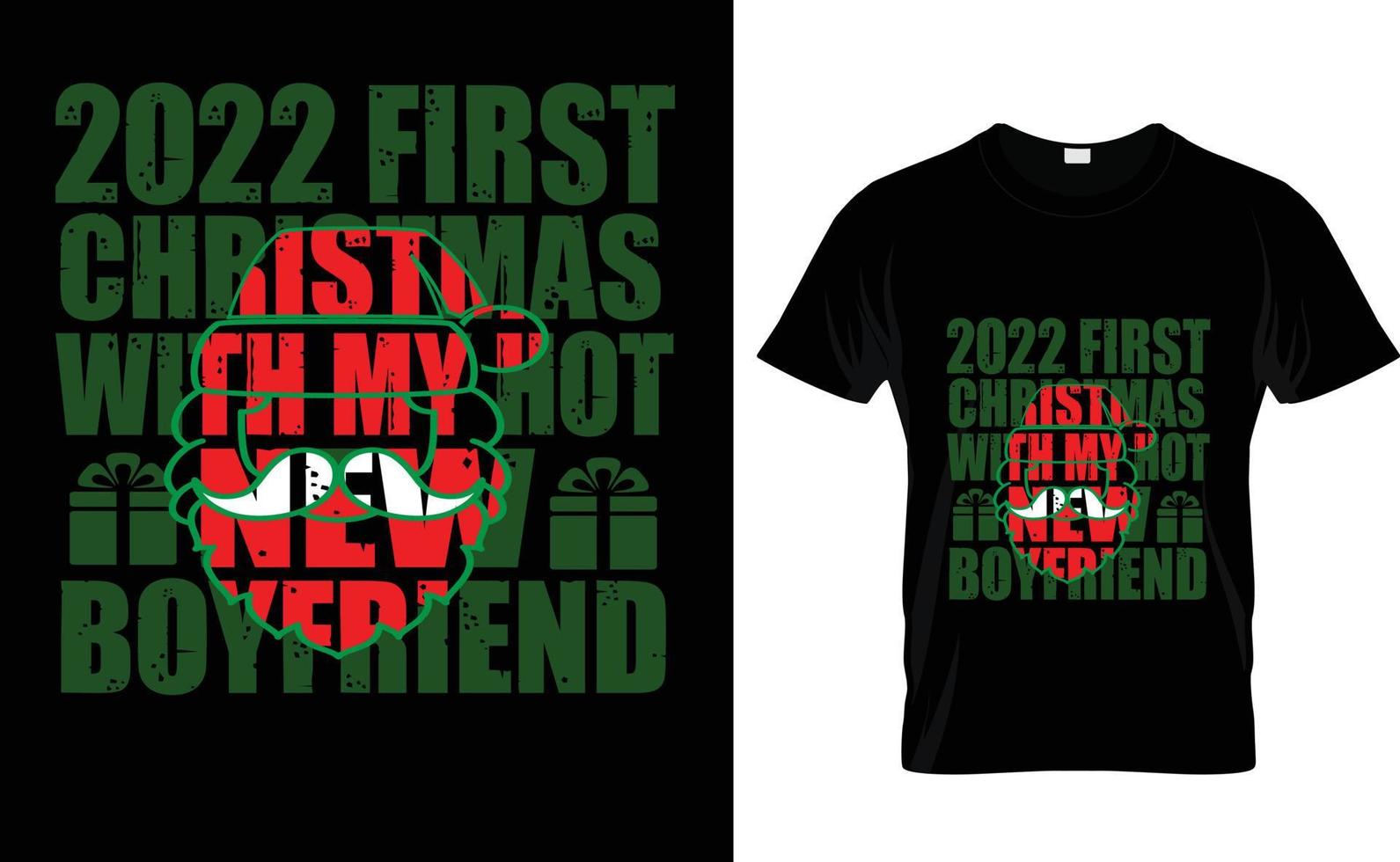 2022 FIRST CHRISTMAS...CUSTOM T SHIRT DESIGN vector