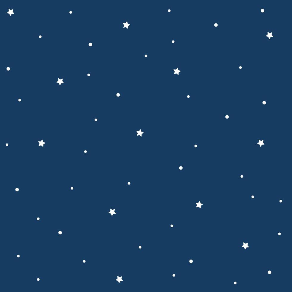 Seamless pattern with stars. Hand drawn stars texture. Vector starry night sky background. Space Galaxy constellation print could be used for textile, zodiac star, fabric