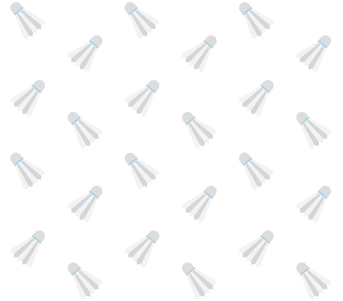 Vector seamless pattern of badminton