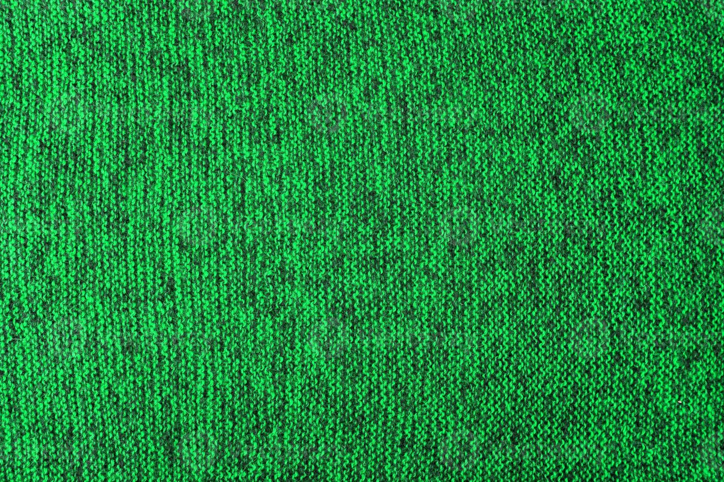 textura de punto melange verde y negro y fondo plano foto