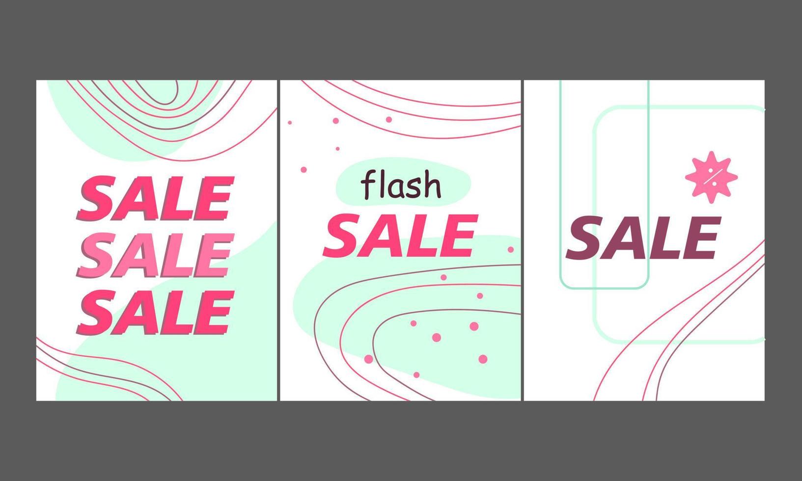 Sale banners. Collection of sale and discount offers vector