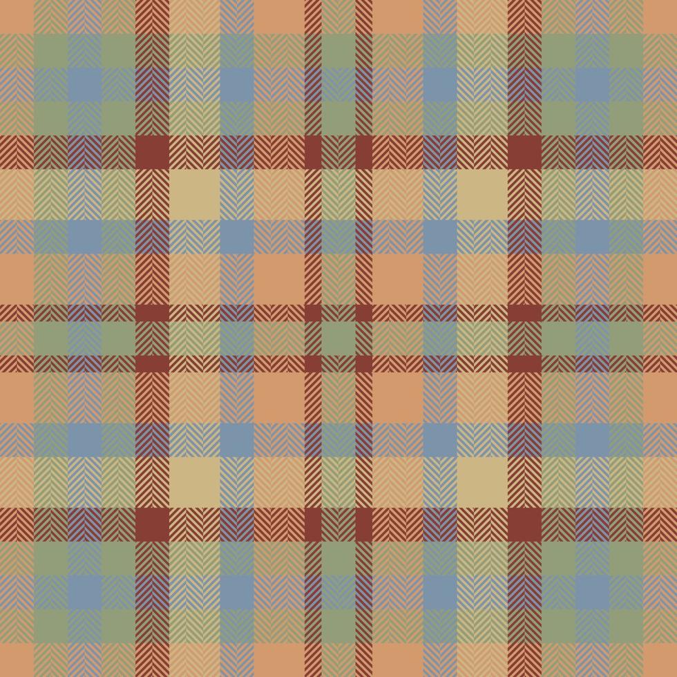 Plaid check pattern. Seamless fabric texture. Tartan textile print. vector