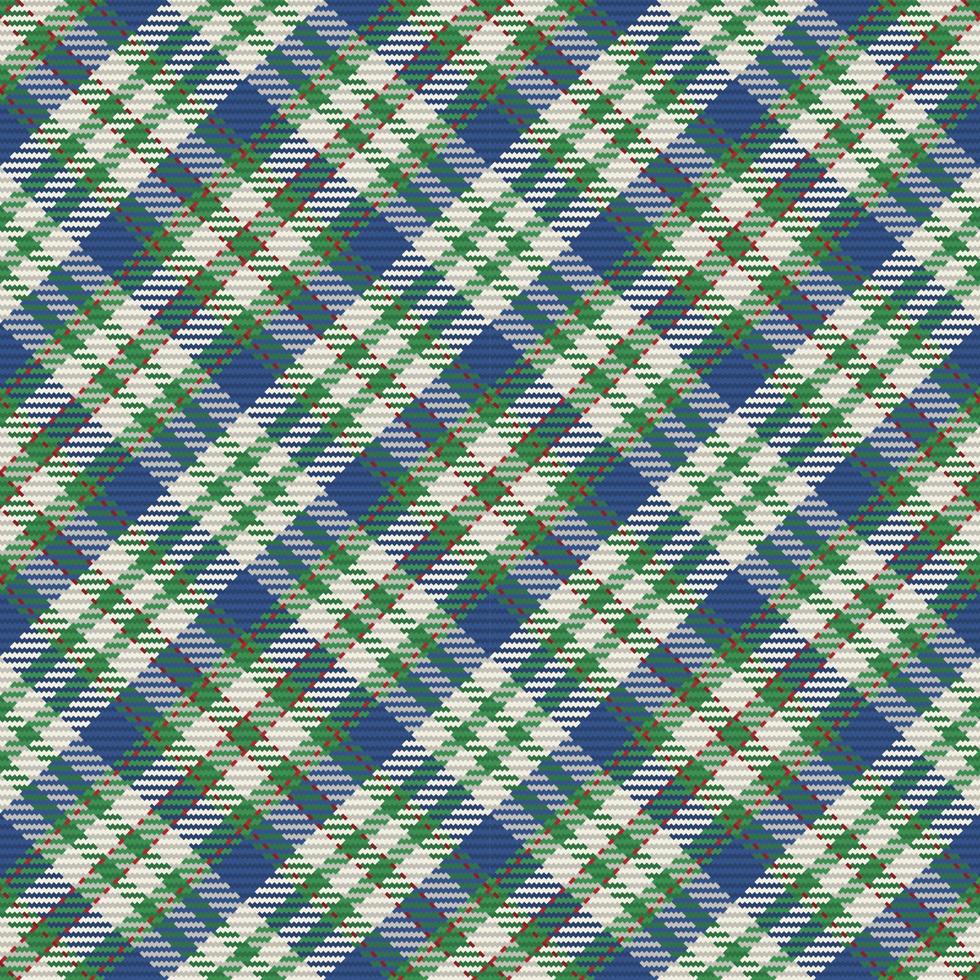 Plaid pattern seamless tartan check plaid for skirt, tablecloth, blanket, duvet cover, or other modern textile vector