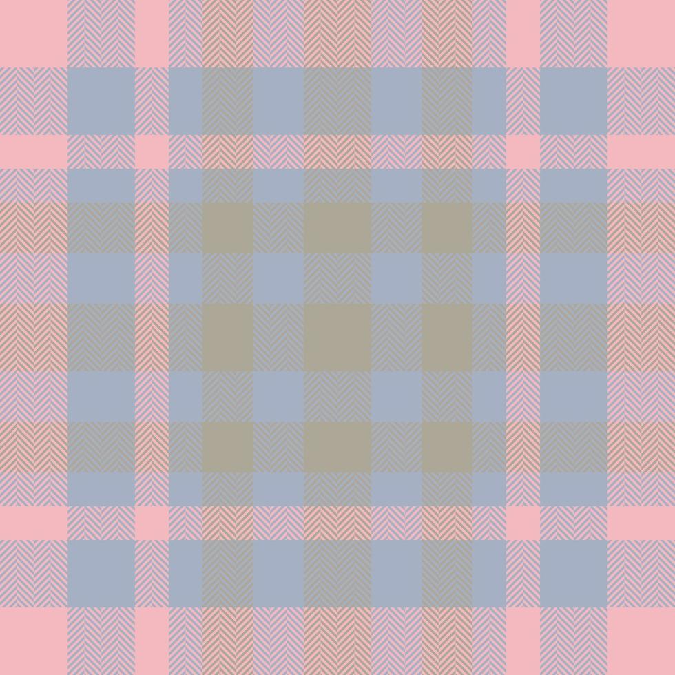 Plaid check pattern. Seamless fabric texture. Tartan textile print. vector