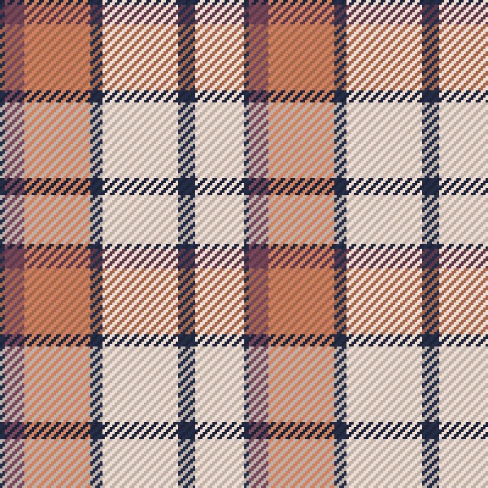 Seamless pattern of scottish tartan plaid. Repeatable background with check fabric texture. Vector backdrop striped textile print.