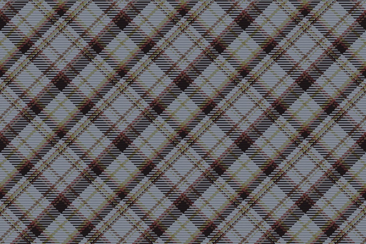 Seamless pattern of scottish tartan plaid. Repeatable background with check fabric texture. Vector backdrop striped textile print.