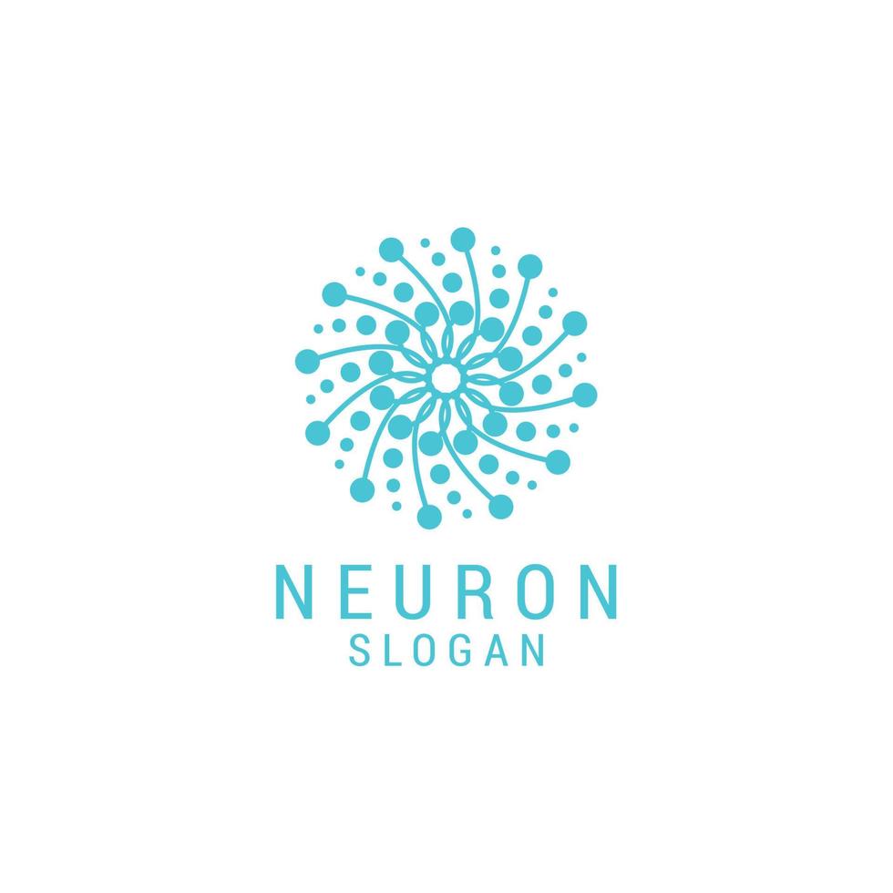 Neuro logo icon design template. luxury, vector. vector