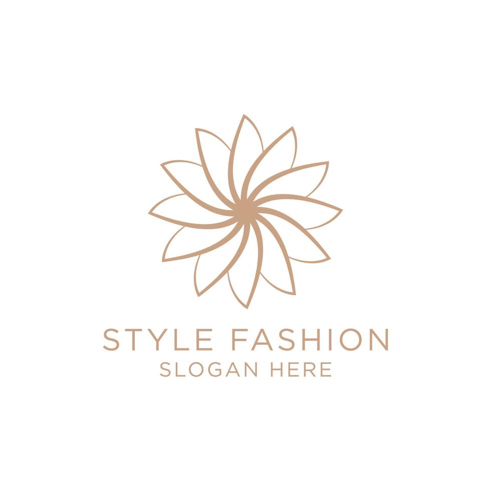 Fashion style logo icon design template. luxury, vector. vector