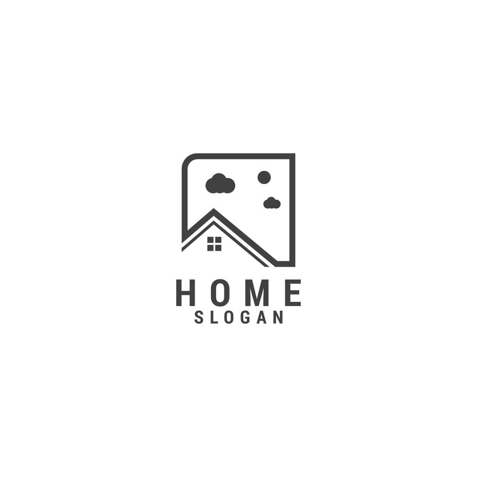 Home logo icon design template. luxury, vector. vector