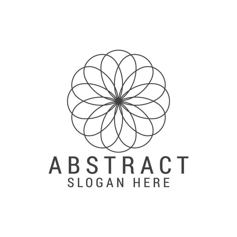 plantilla de diseño de icono de logotipo abstracto. lujo, vectorial. vector