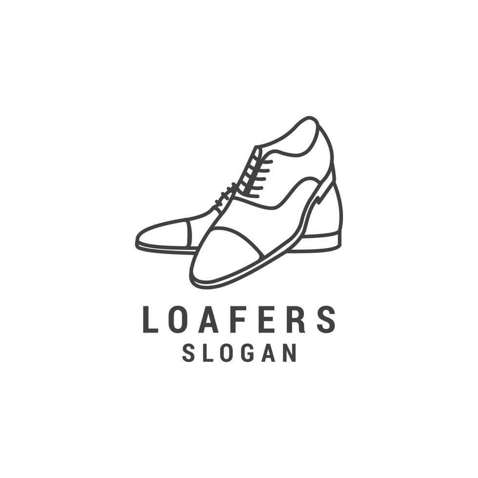 Loafers logo icon design template. luxury, premium vector