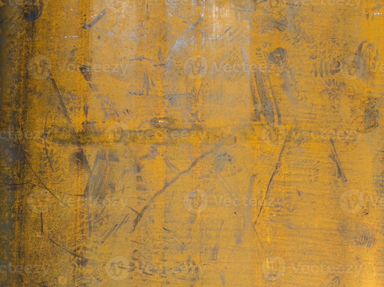 flat dry rusted iron surface close-up background and texture photo