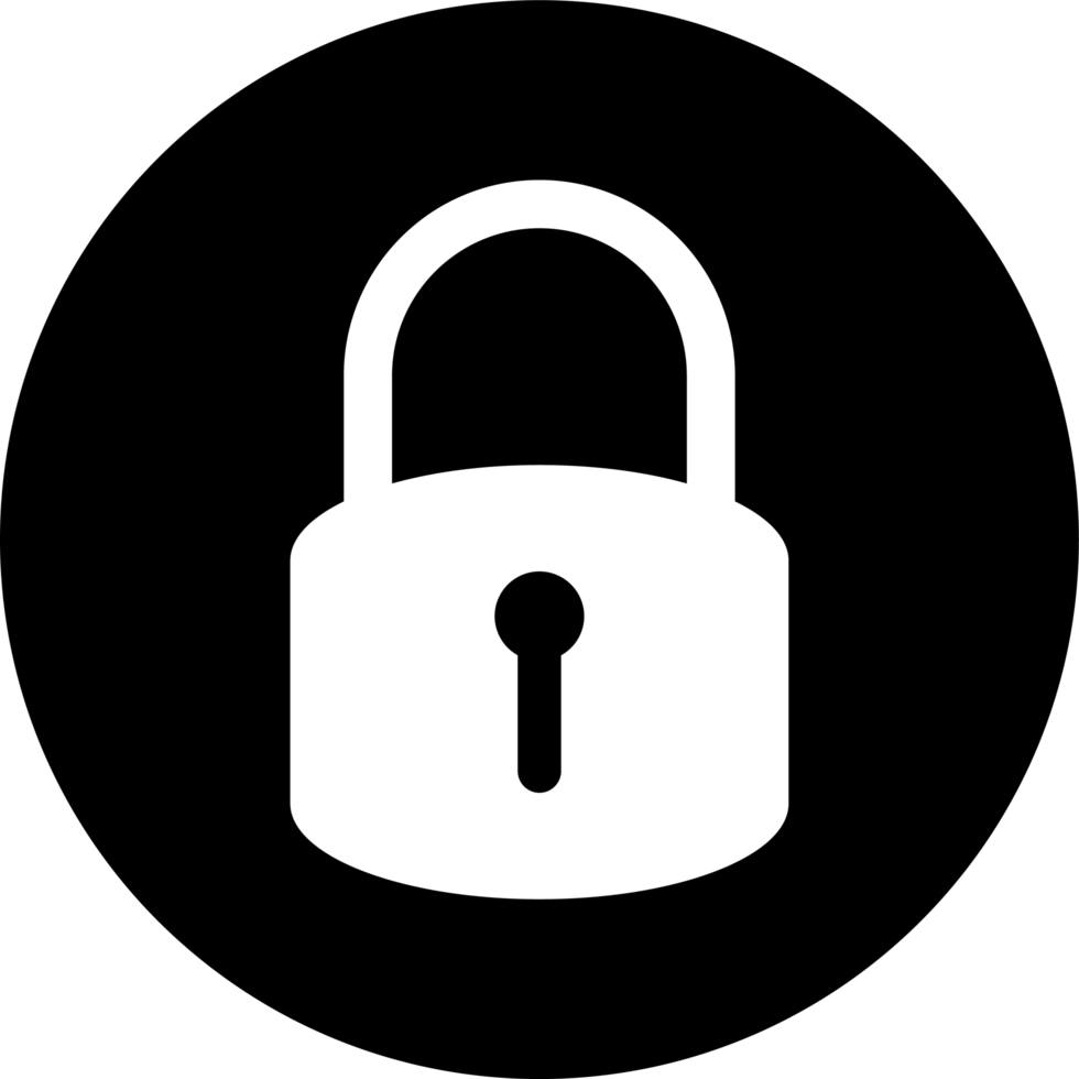 Lock icon clipart png