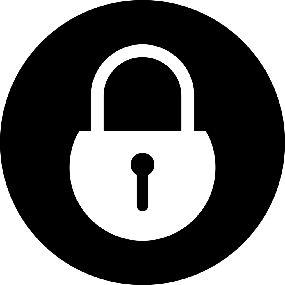 Lock icon clipart png