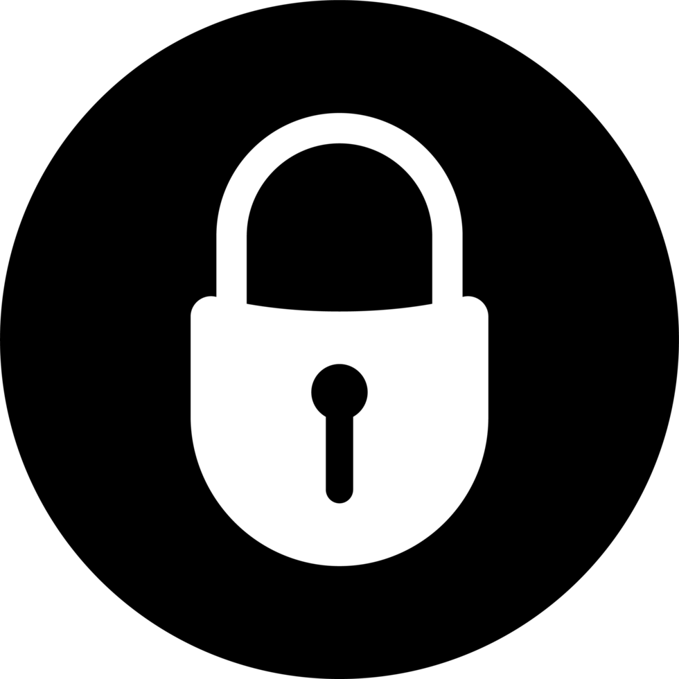 Lock icon clipart png