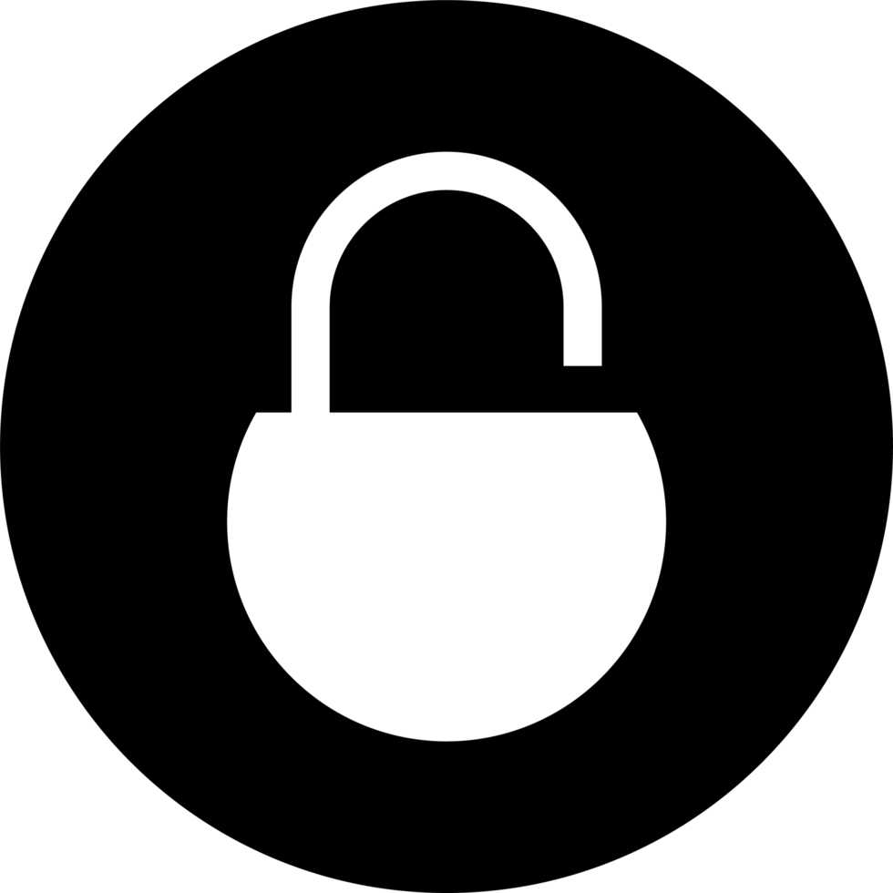 Lock icon clipart png