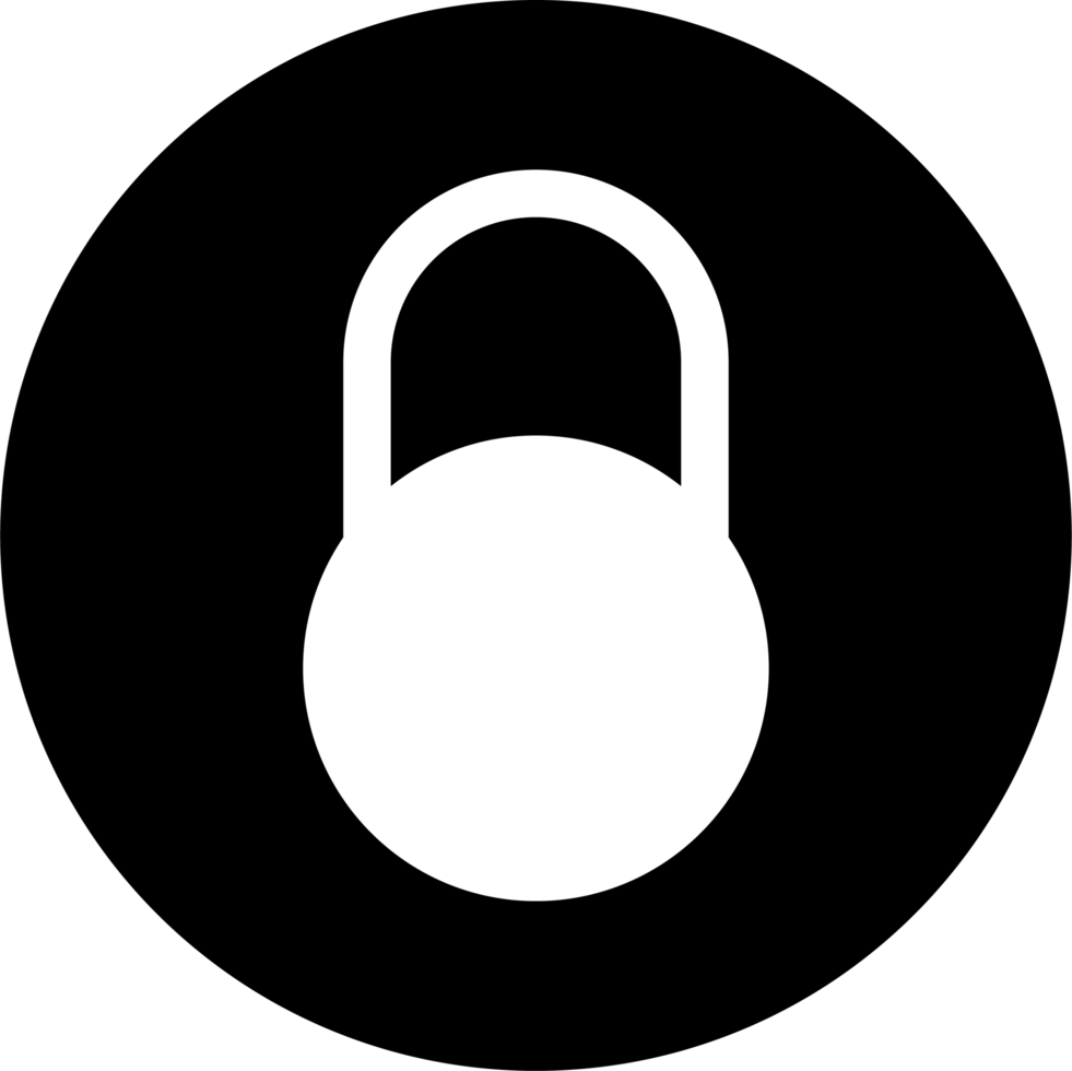 Lock icon clipart png