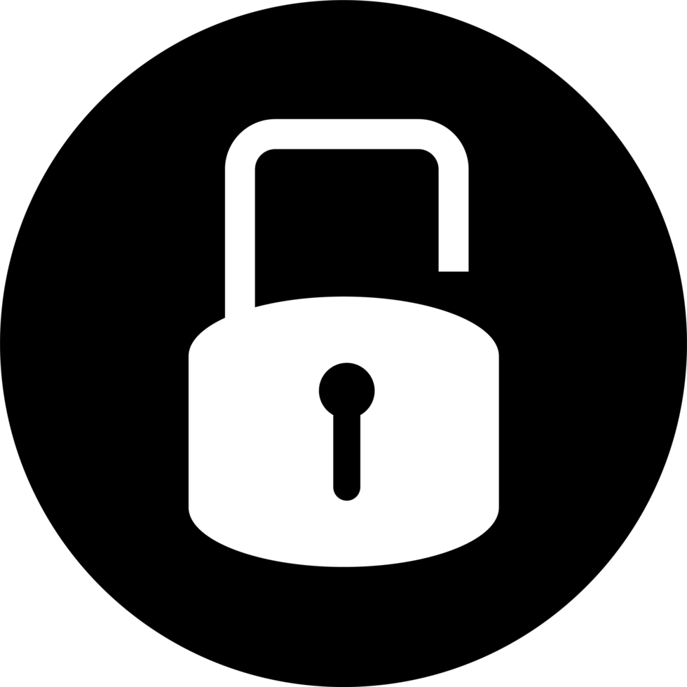 Lock icon clipart png