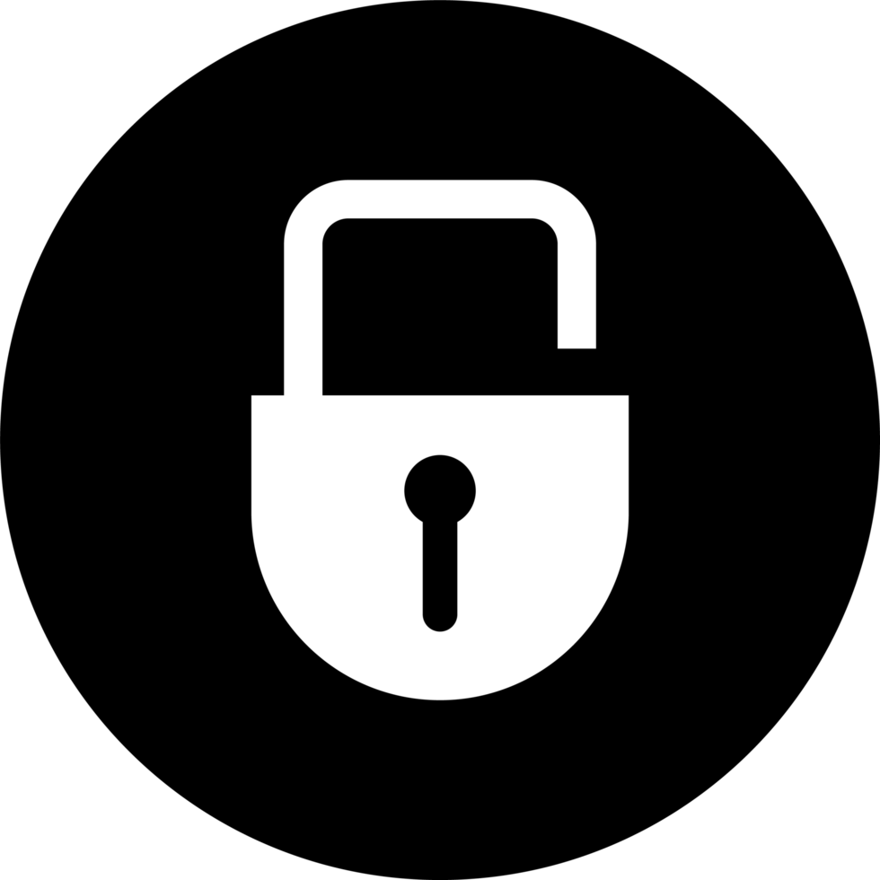 Lock icon clipart png