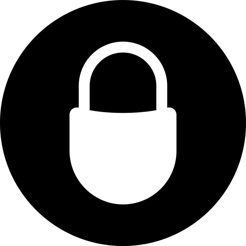 Lock icon clipart png