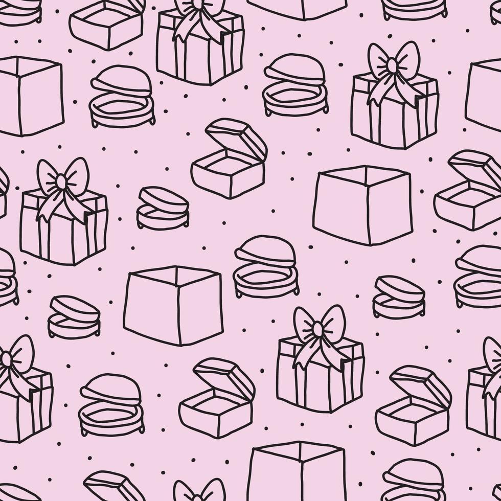 Ring Box Pattern vector