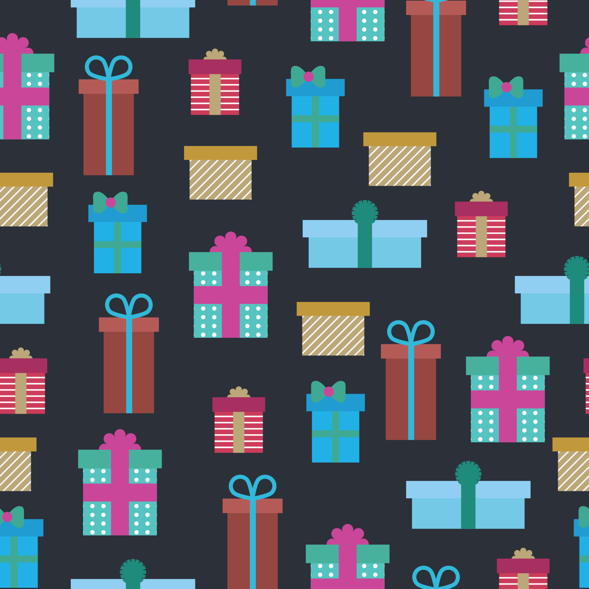 Seamless Present Pattern 12675599 Vector Art at Vecteezy