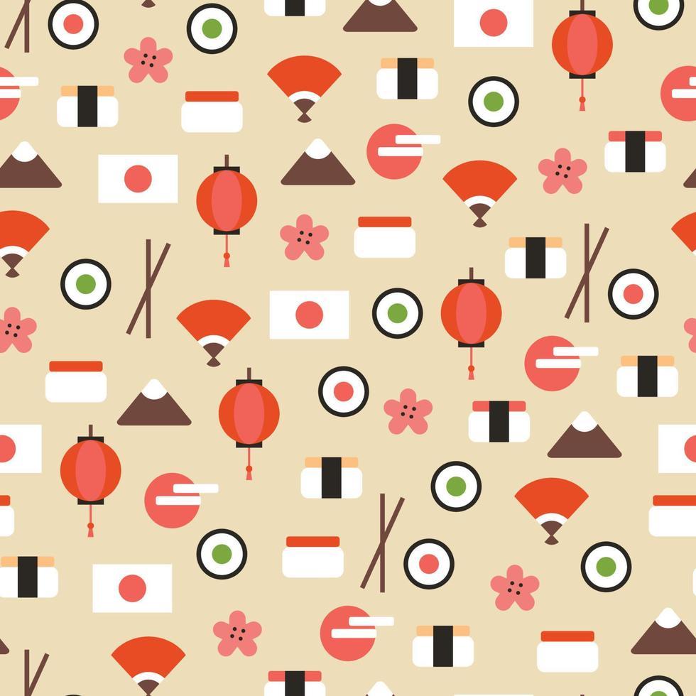 Japan Seamless Pattern vector