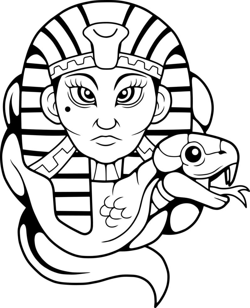 Egyptian Queen Cleopatra vector