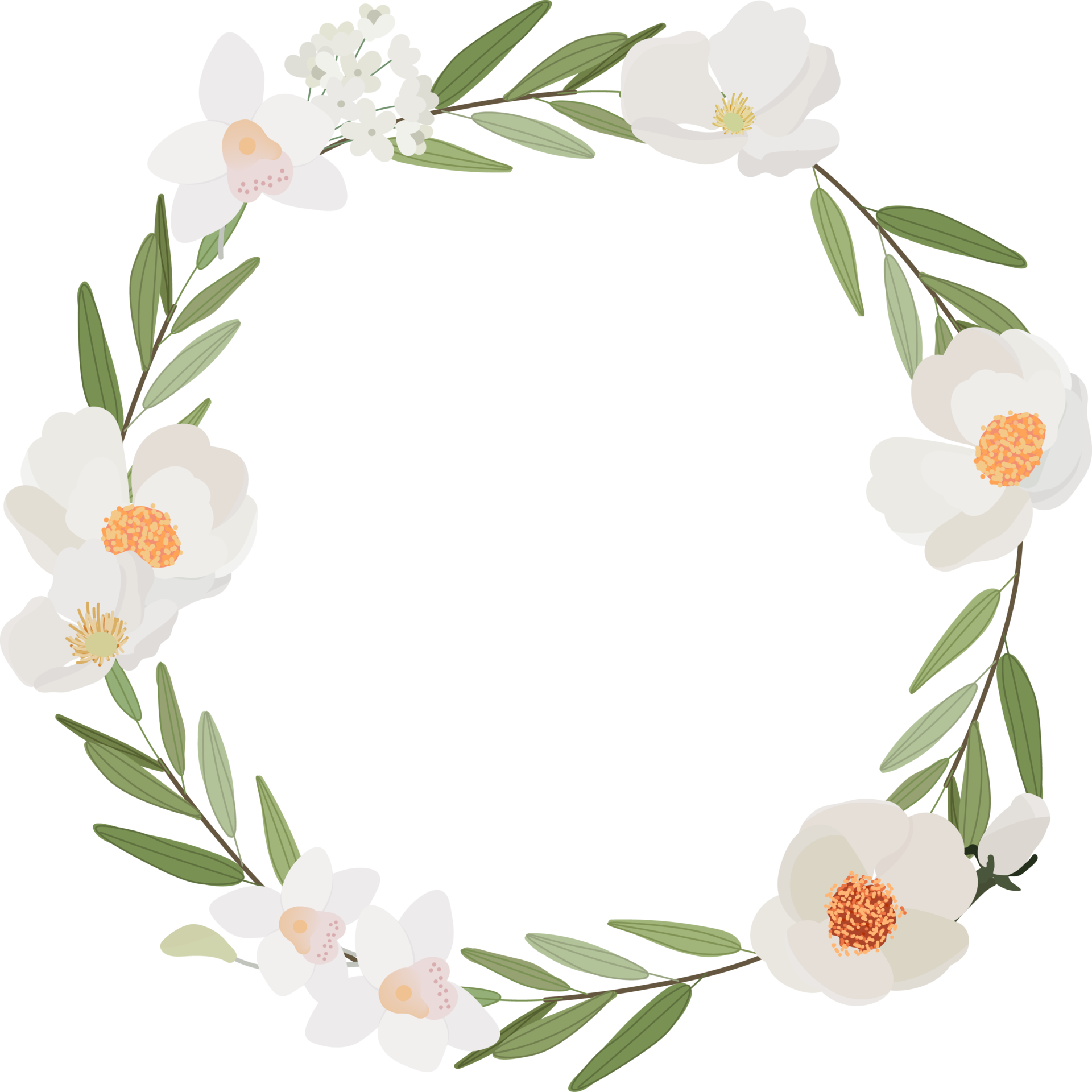 Colorful Circle background flower Images for Social Media Posts