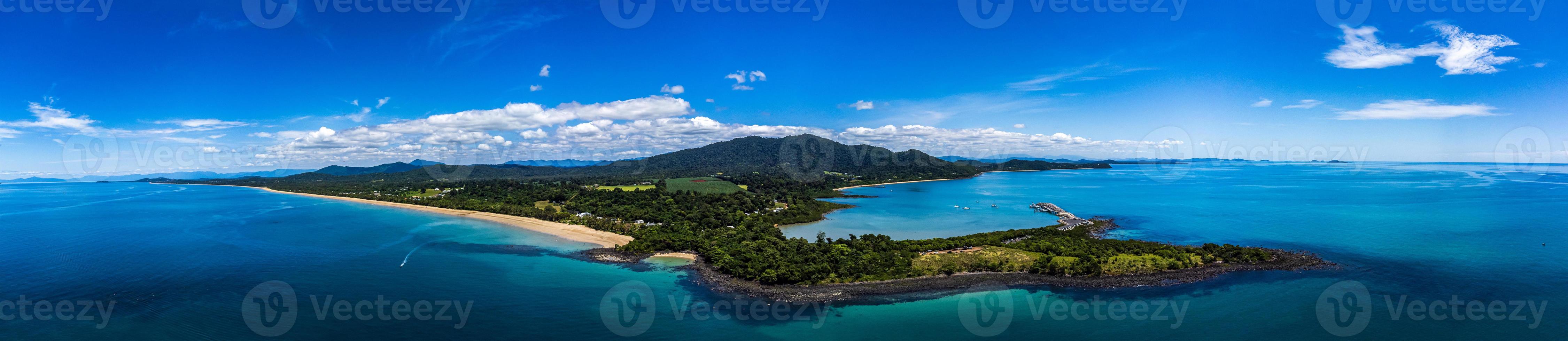 Panoramic photo of Mission Beach