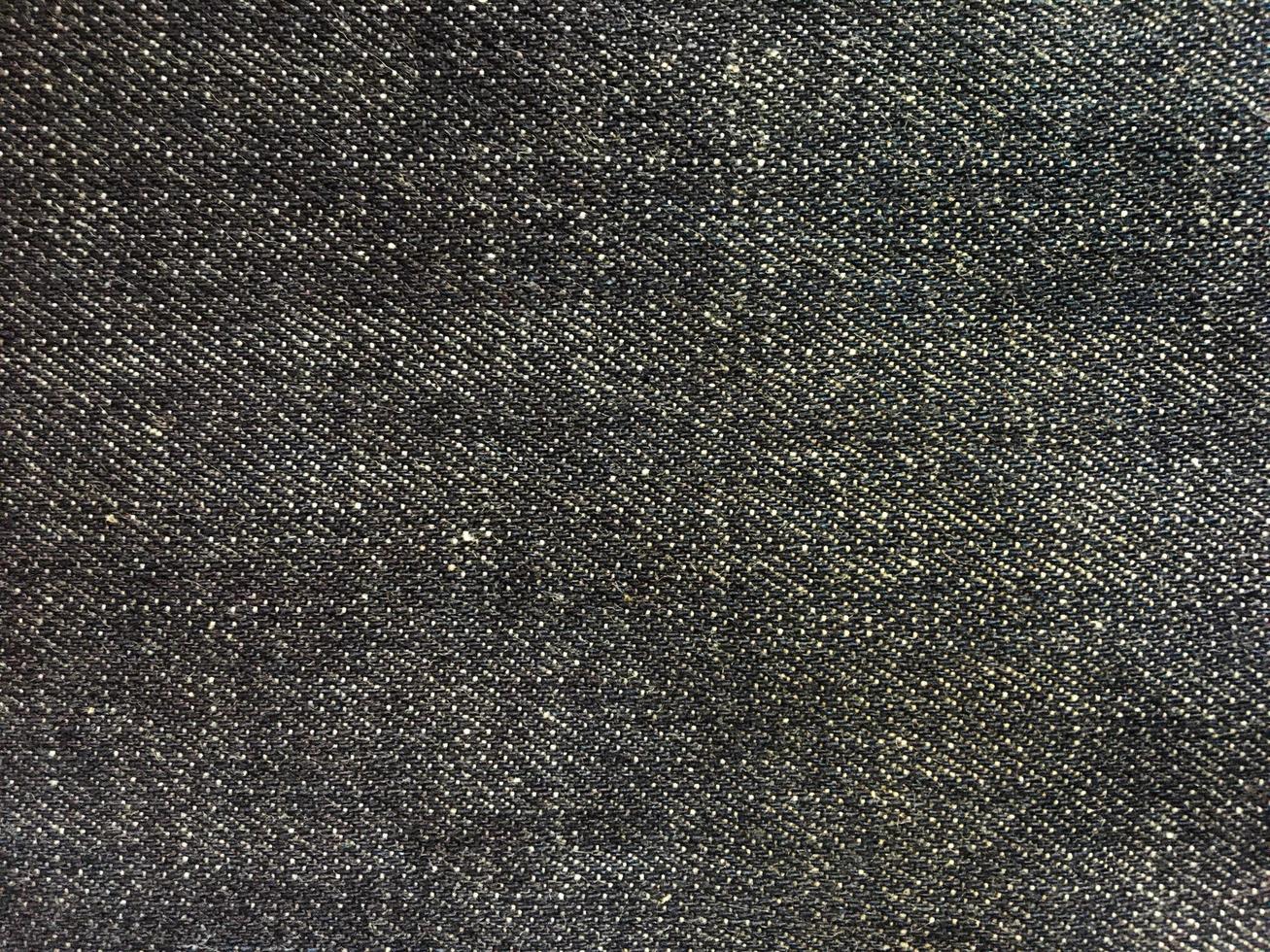 Black denim texture background with copy space for design photo
