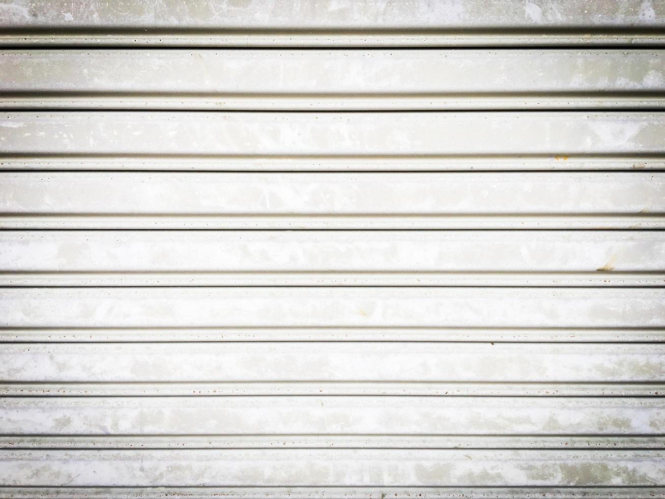 Garage door texture background for design with copy space photo