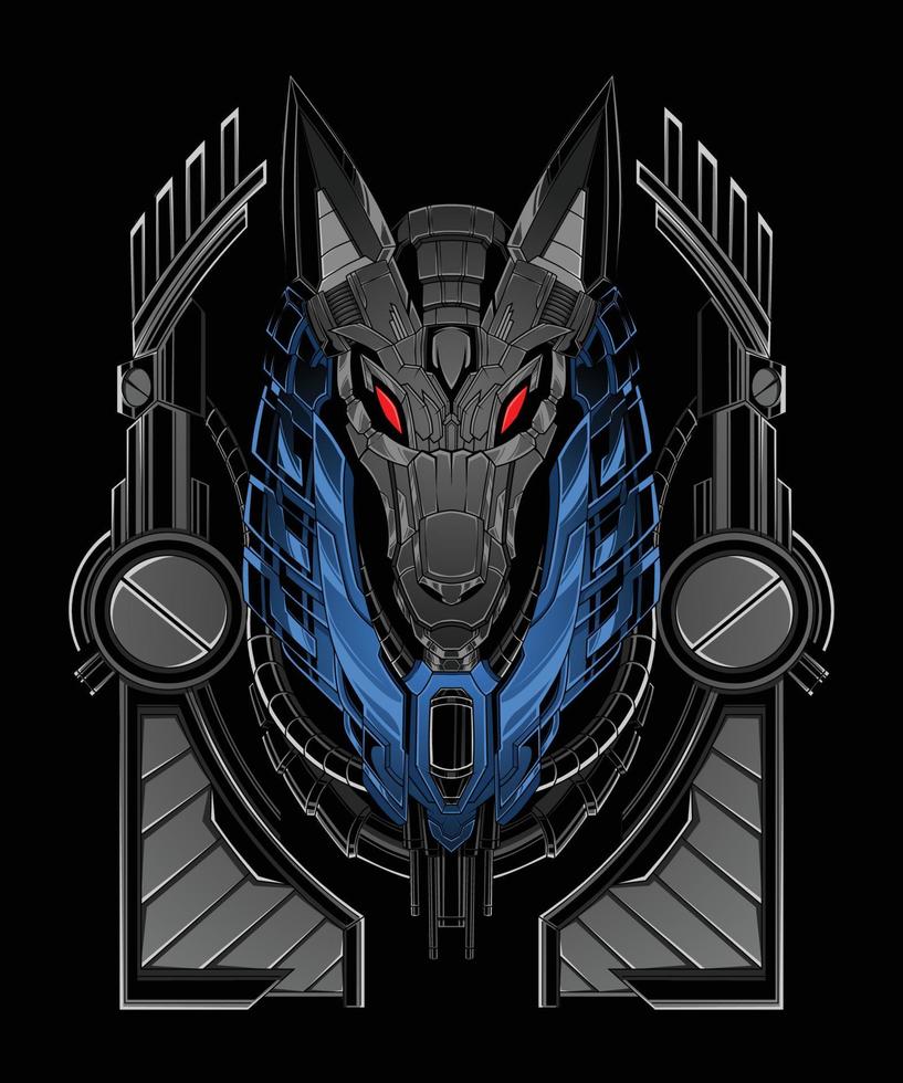 Anubis Robot Vector Image