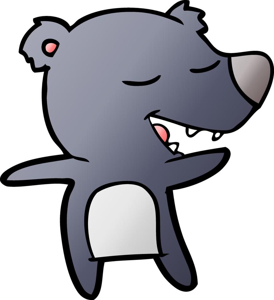 cartoon bear character vector