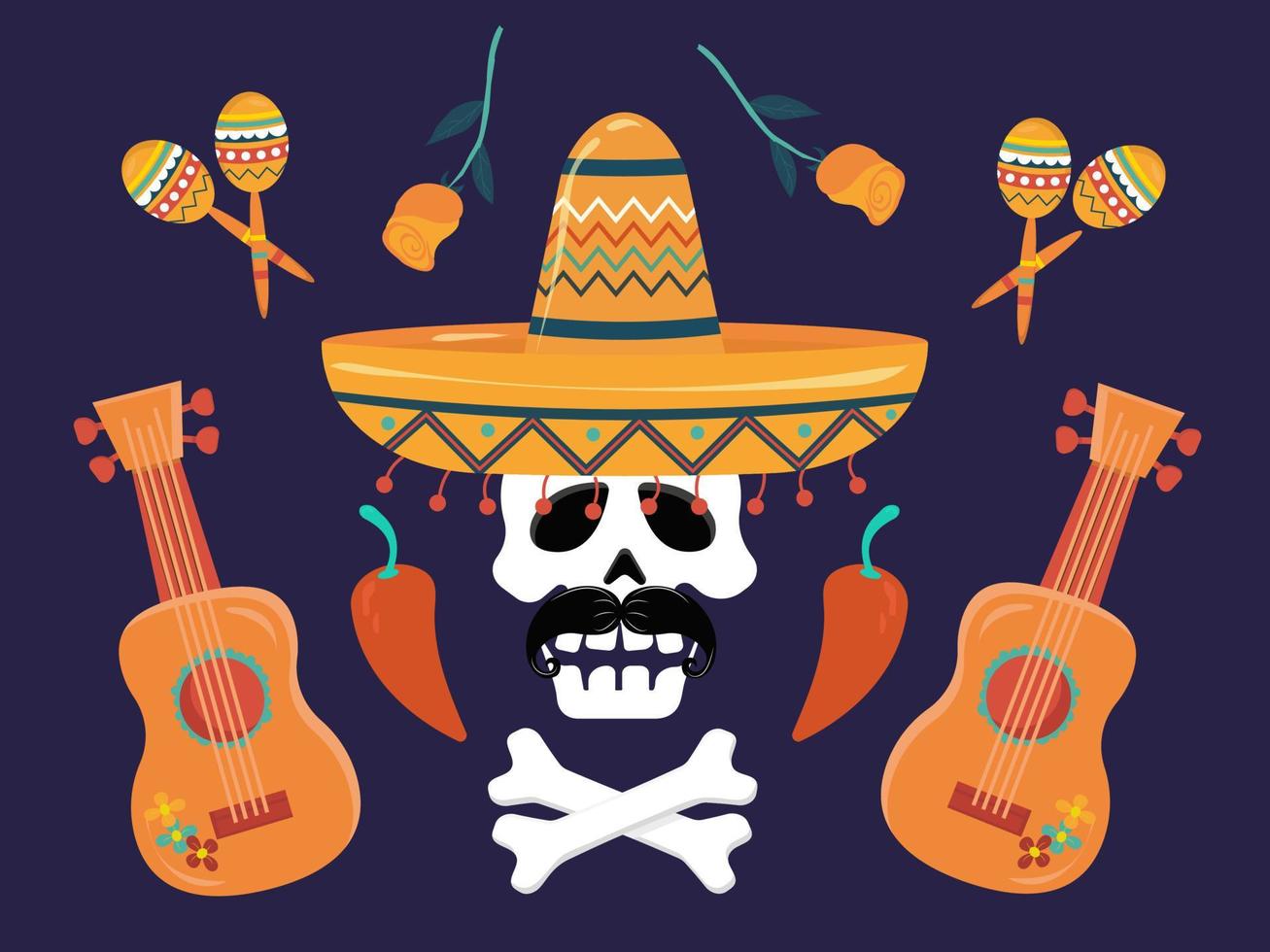 dia de los muertos vector