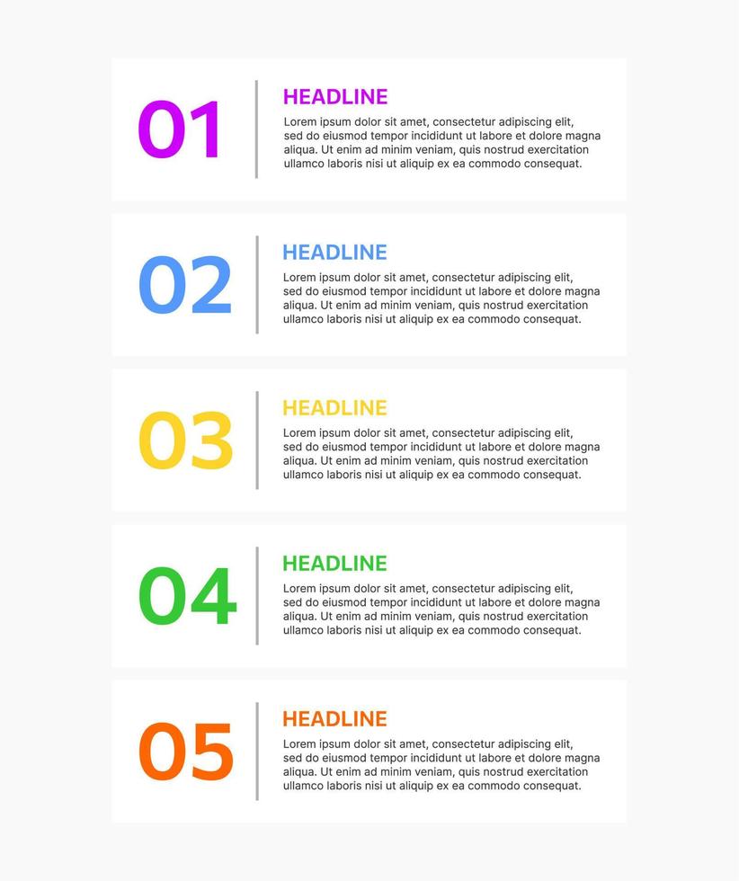Business infographic timeline with 5 steps option. Business infographic template. Presentation infographics template with timeline process. Infographic timeline process. vector