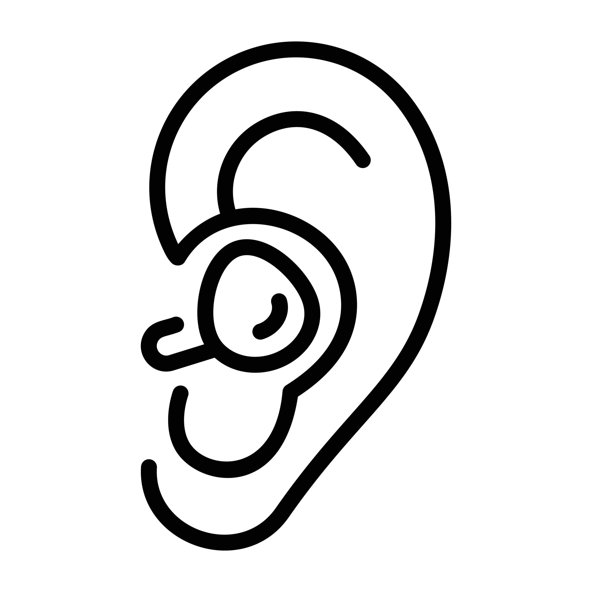 An outline icon of hearing disability 12678071 Vector Art at Vecteezy