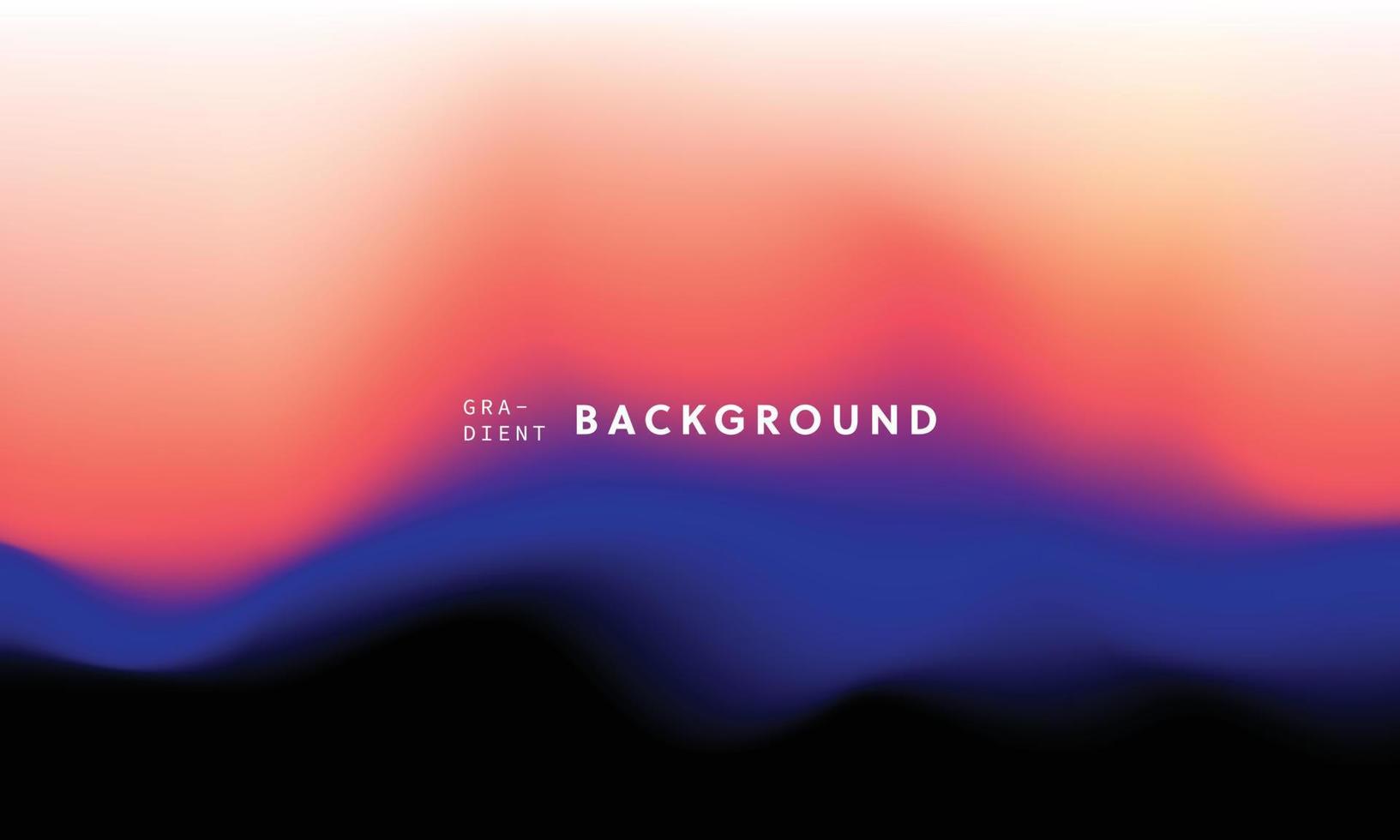 Abstract trendy in blending gradient color for background. Smooth minimalist color texture for poster template, cover, presentation, web and creative print. vector