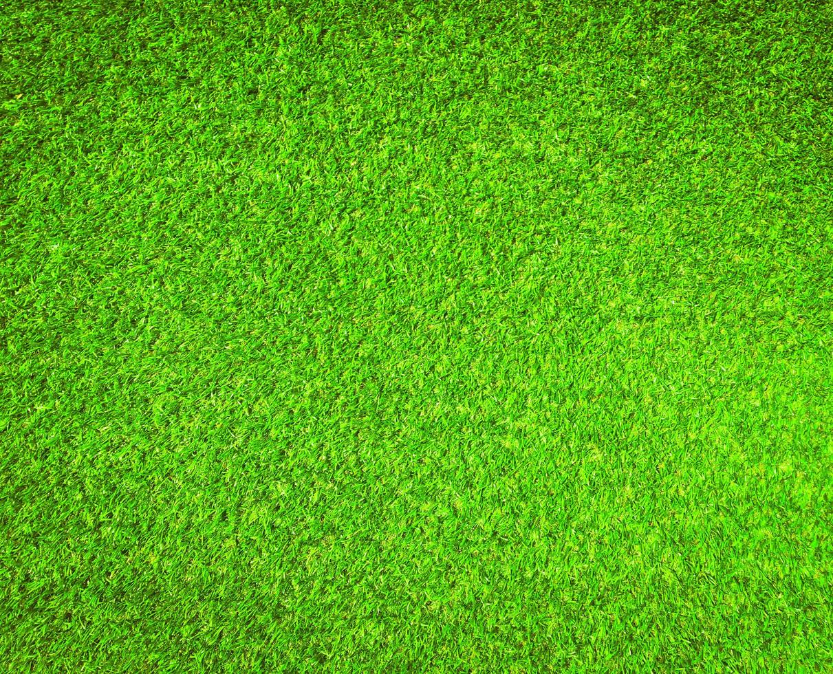 Beautiful green grass pattern from golf course for background. Copy space for work and design, Top view photo
