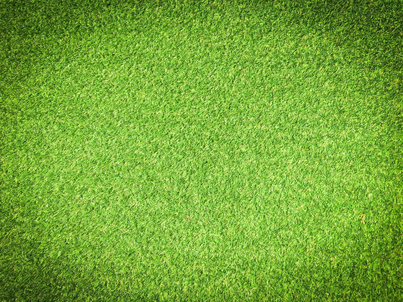 Beautiful green grass pattern from golf course for background. Copy space for work and design, Top view photo