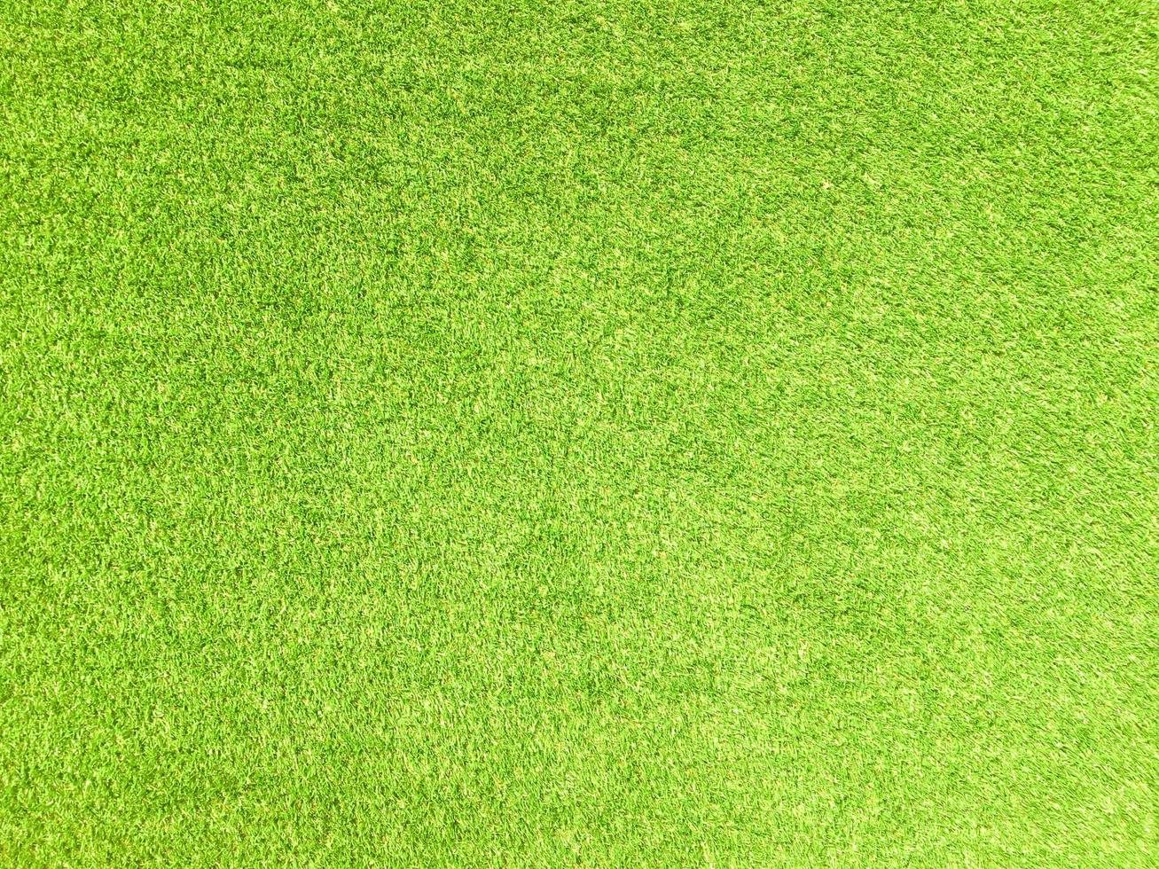 Artificial grass background for design, top view photo